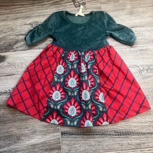 Matilda Jane Sz 4 In The Spirit Holiday school Dress Girls Christmas NWT #92